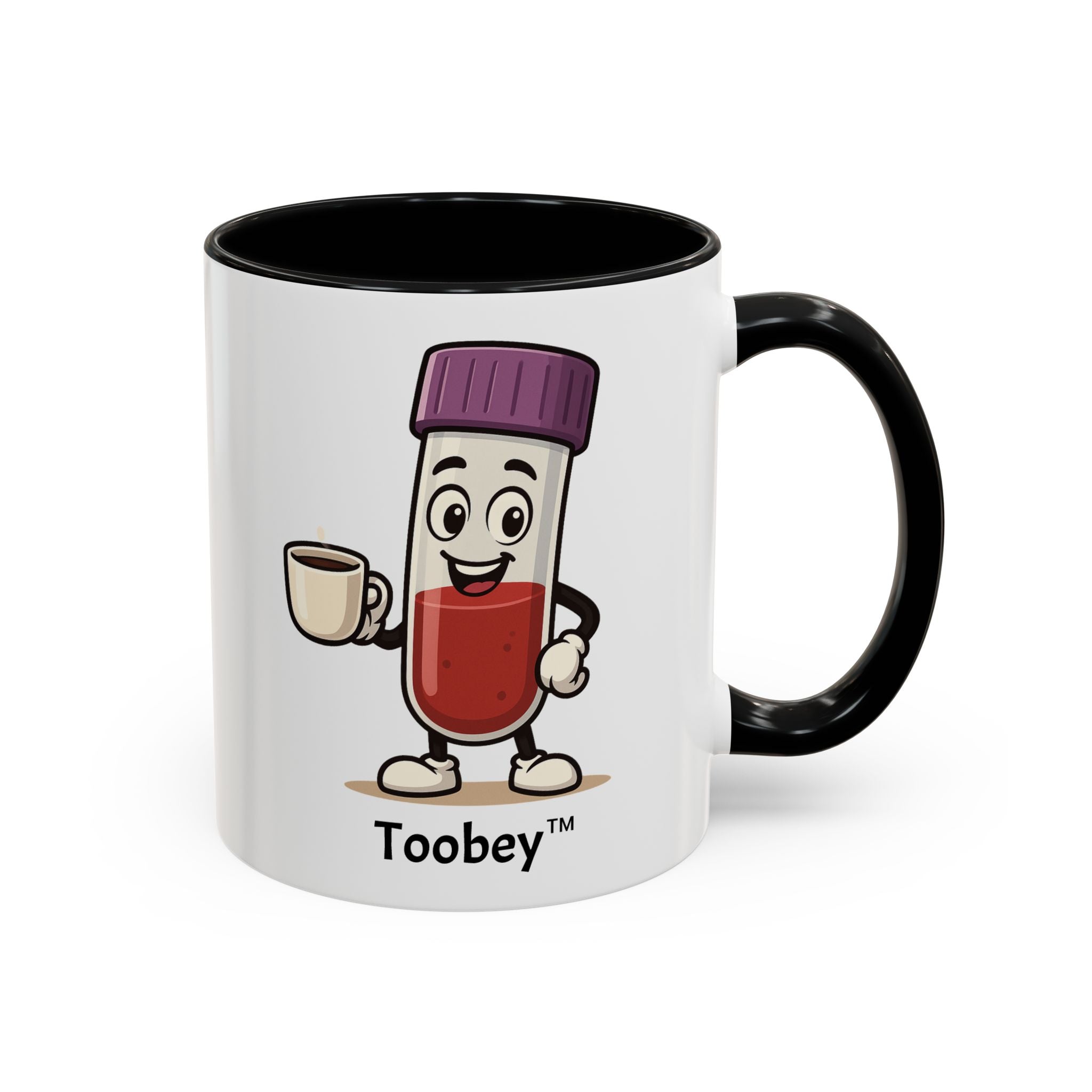 Toobey™ “Here for the Results and Drama” Mug – Customizable Lab Humor Cup by K&N Production Studios