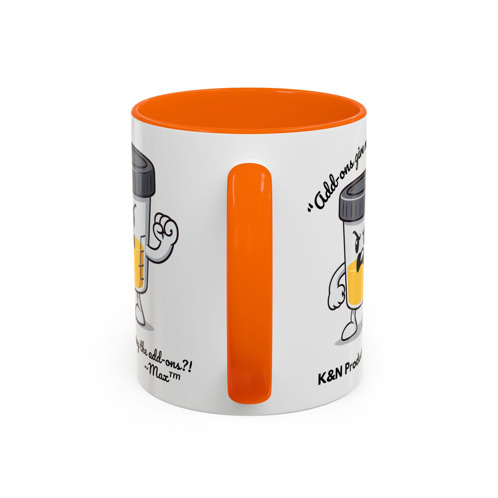 Max™ Double-Sided Specimen Cup Mug – “Add-Ons” Lab Humor by Lab Legends™