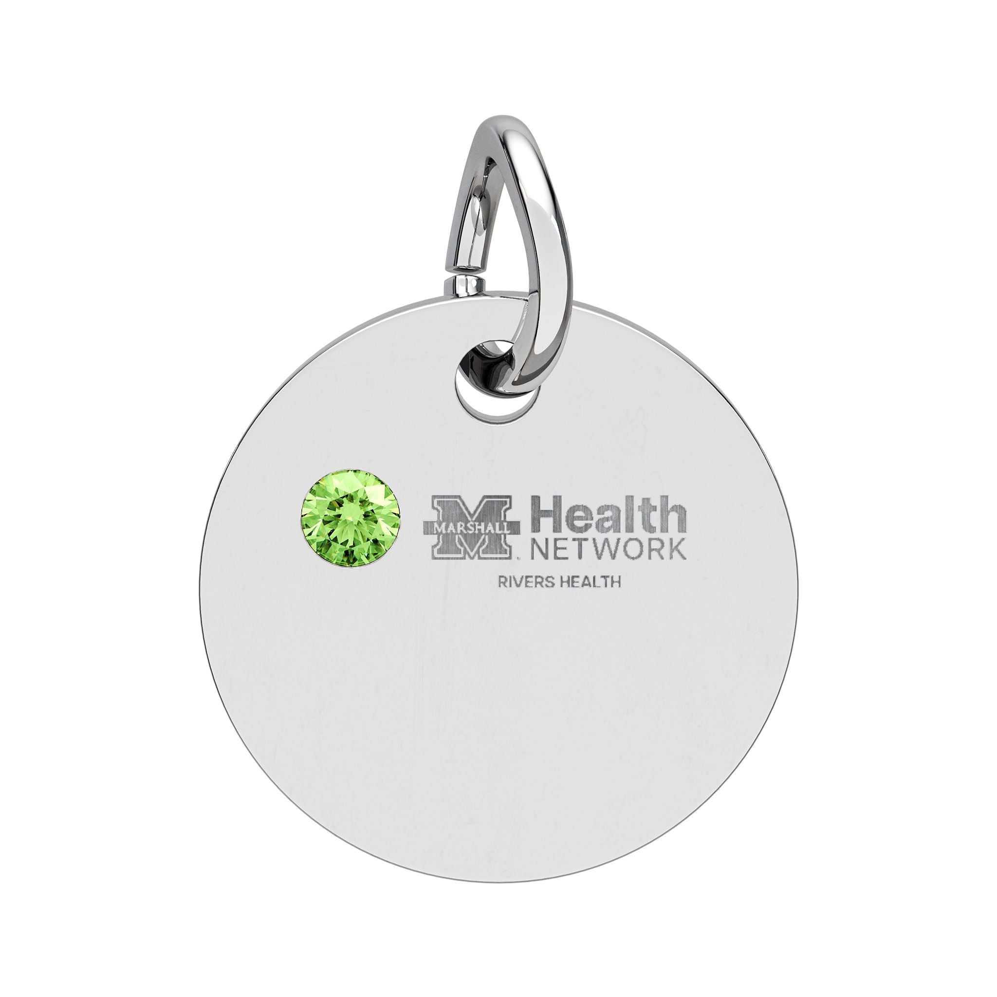 Marshall Health Network Rivers Health Laboratory Employee of the Month Birthstone Charm