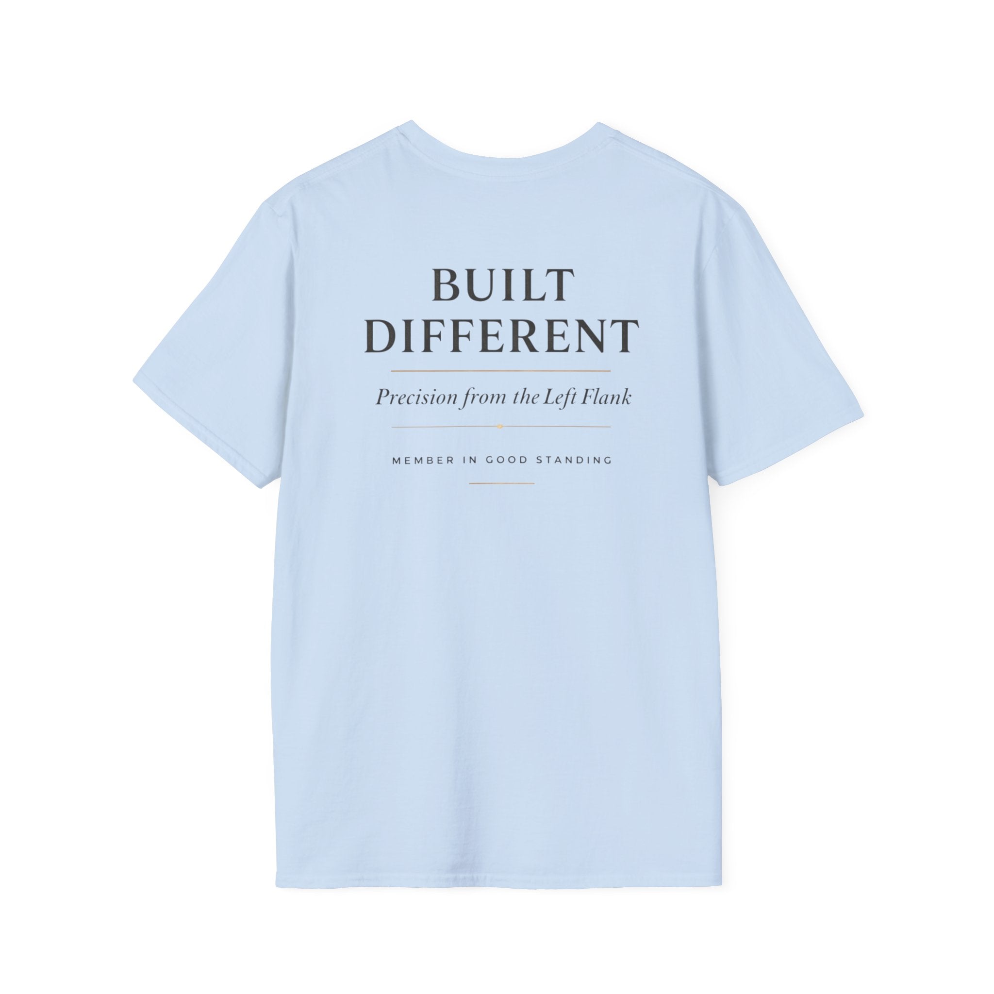 Southpaw Society “Built Different” T-Shirt — Left-Handed 10% Founding Edition Graphic Tee