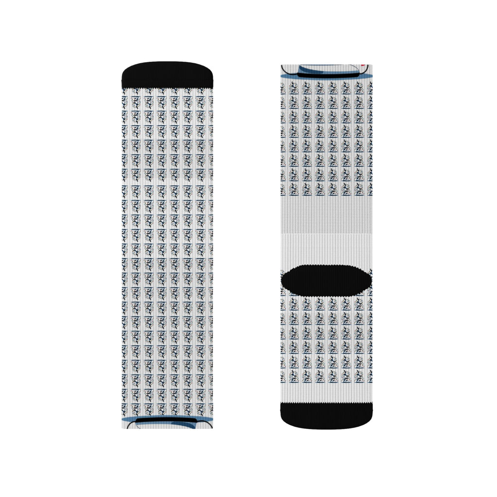 Festive Microscope Christmas Crew Socks – Lab Life Holiday Style