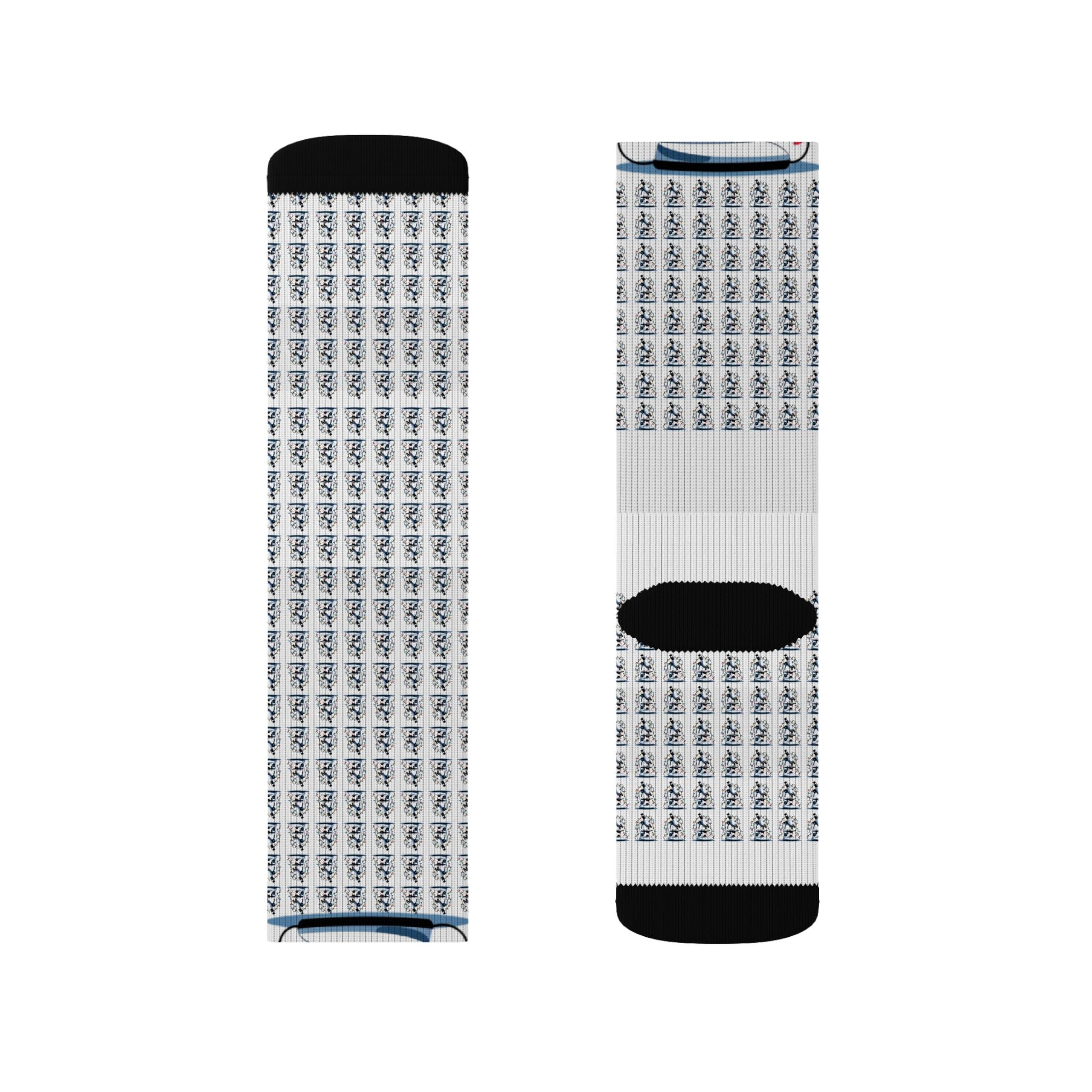 Festive Microscope Christmas Crew Socks – Lab Life Holiday Style