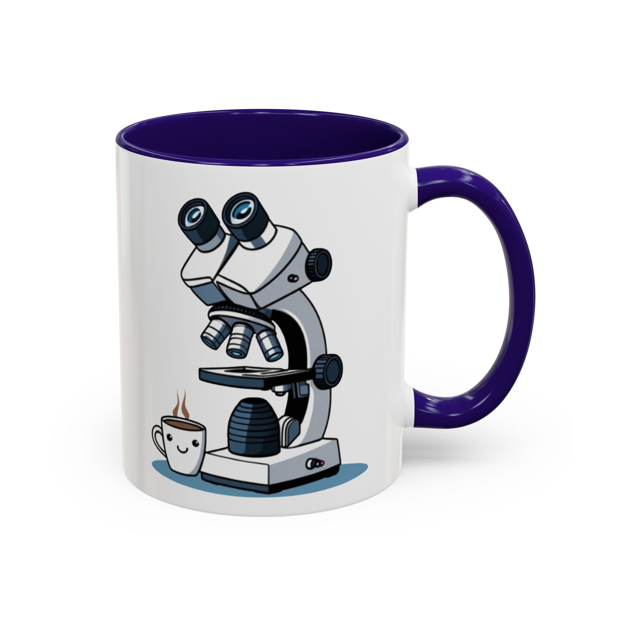 Microscope Coffee Mug — Cute Scientist Lab Drinkware (11oz & 15oz)