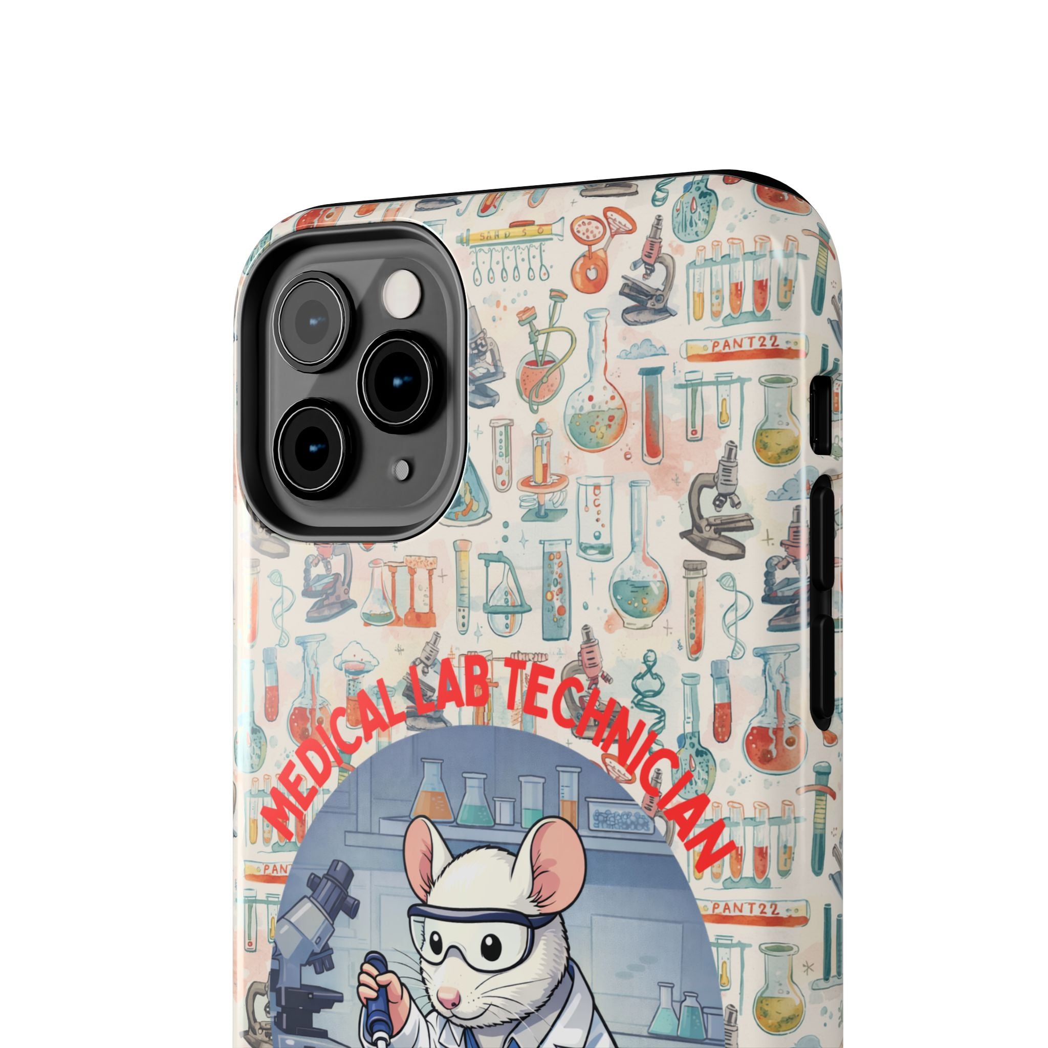 Medical Lab Technician Phone Case — "Lab Life" Cute Lab Mouse Design