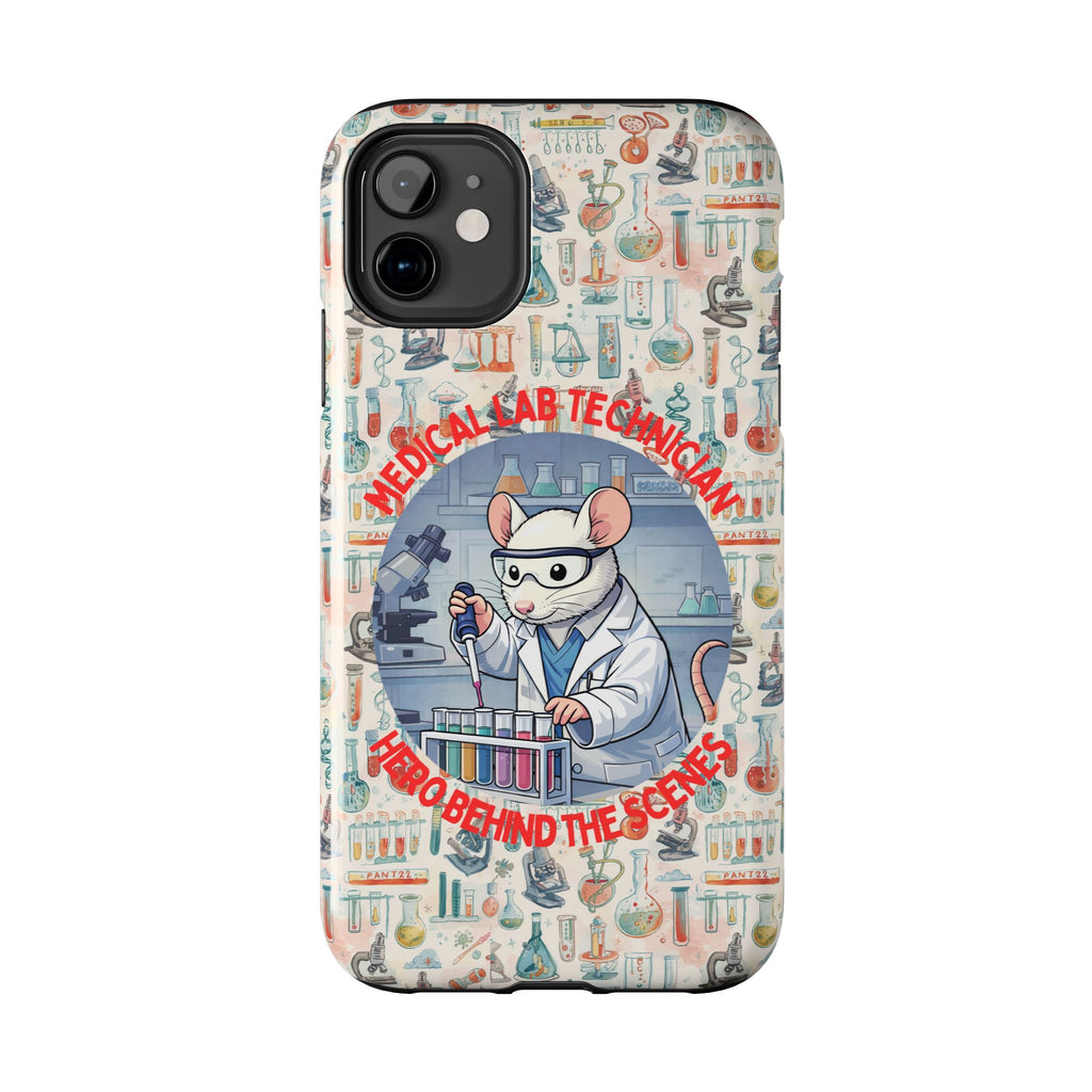 Medical Lab Technician Phone Case — "Lab Life" Cute Lab Mouse Design