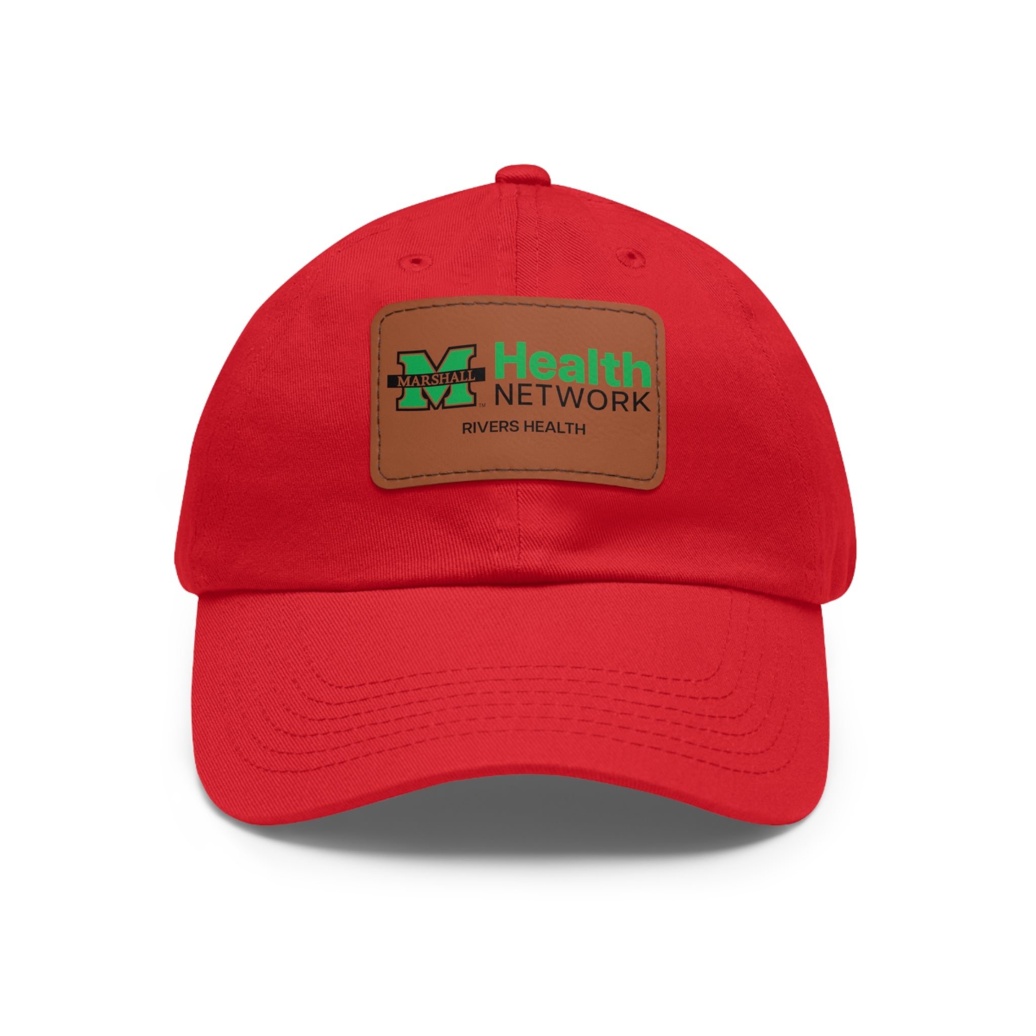 Marshall Health Network Rivers Health Laboratory Employee of the Month Dad Hat with Leather Patch