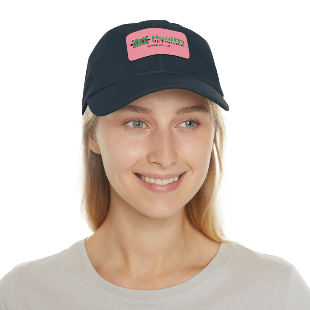Marshall Health Network Rivers Health Laboratory Employee of the Month Dad Hat with Leather Patch
