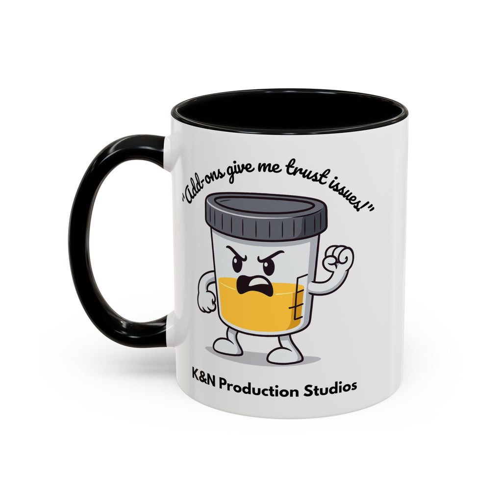 Max™ Double-Sided Specimen Cup Mug – “Add-Ons” Lab Humor by Lab Legends™