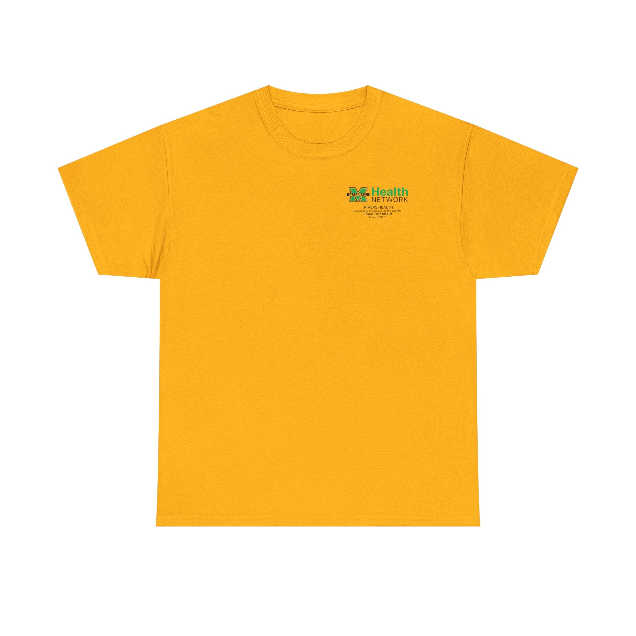 Marshall Health Network Rivers Health Laboratory Employee of the Month Classic Cotton T-Shirt