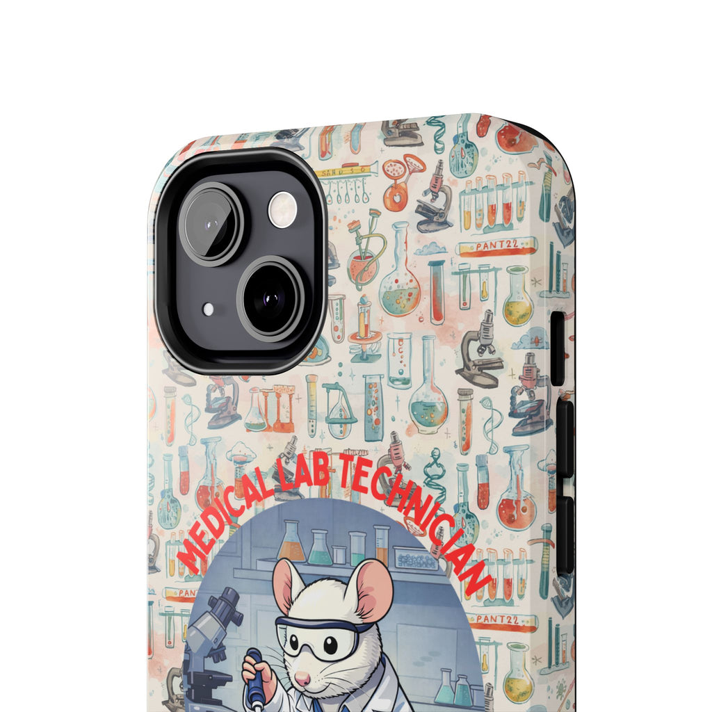 Medical Lab Technician Phone Case — "Lab Life" Cute Lab Mouse Design