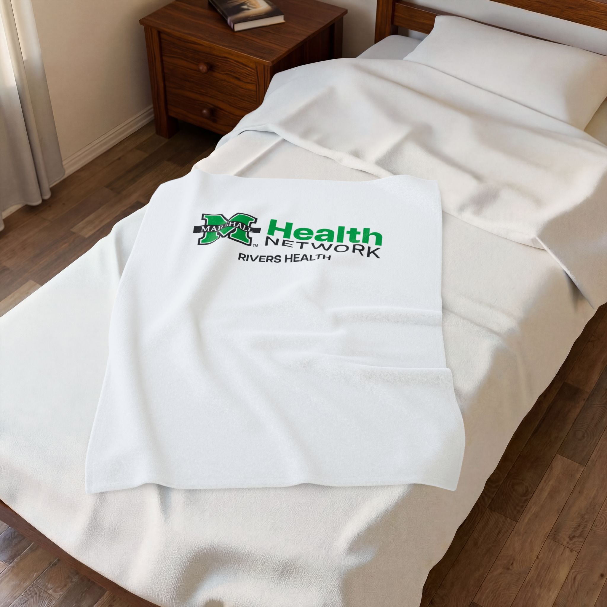 Marshall Health Network Rivers Health Laboratory Employee of the Month Velveteen Plush Blanket