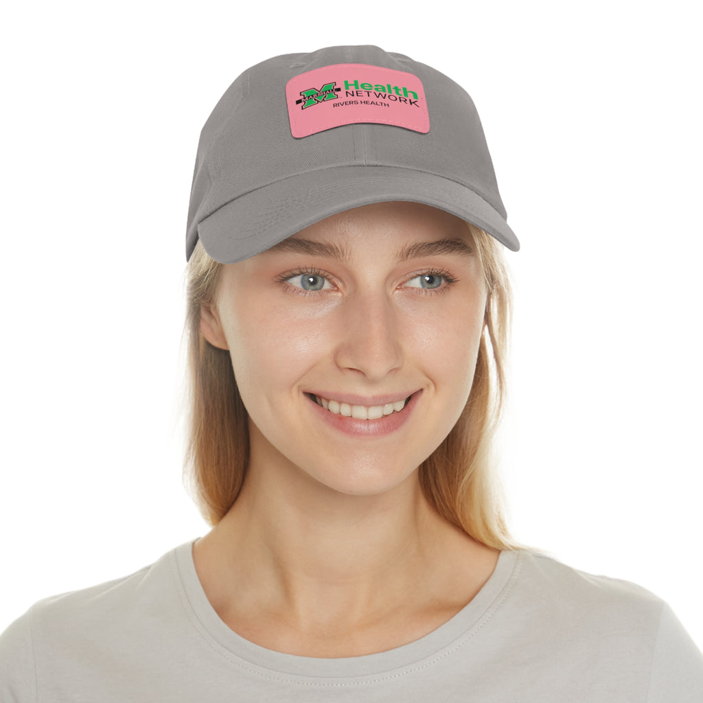 Marshall Health Network Rivers Health Laboratory Employee of the Month Dad Hat with Leather Patch