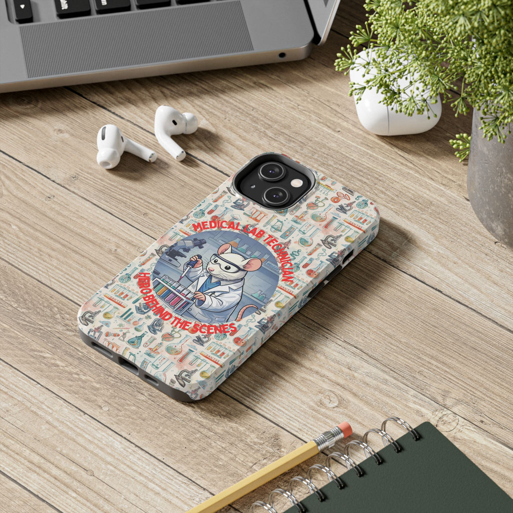 Medical Lab Technician Phone Case — "Lab Life" Cute Lab Mouse Design