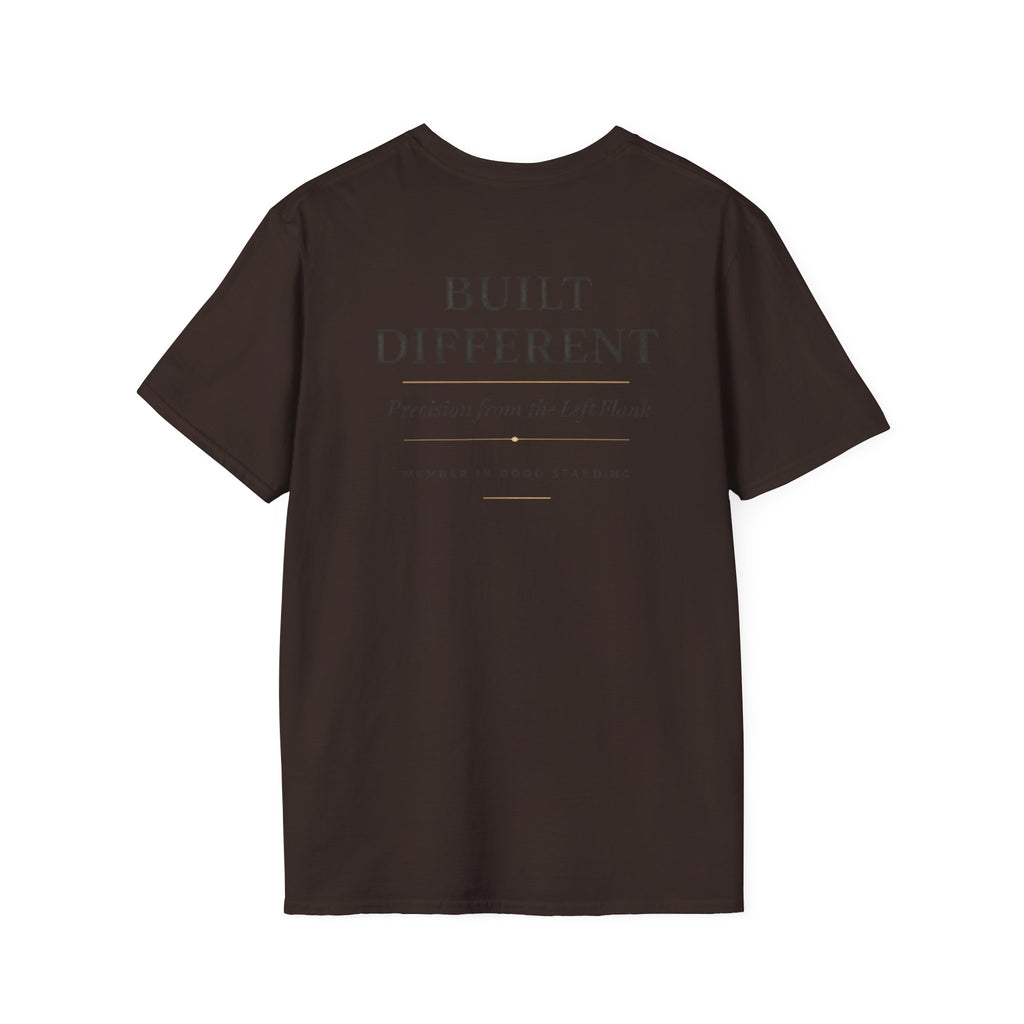 Southpaw Society “Built Different” T-Shirt — Left-Handed 10% Founding Edition Graphic Tee