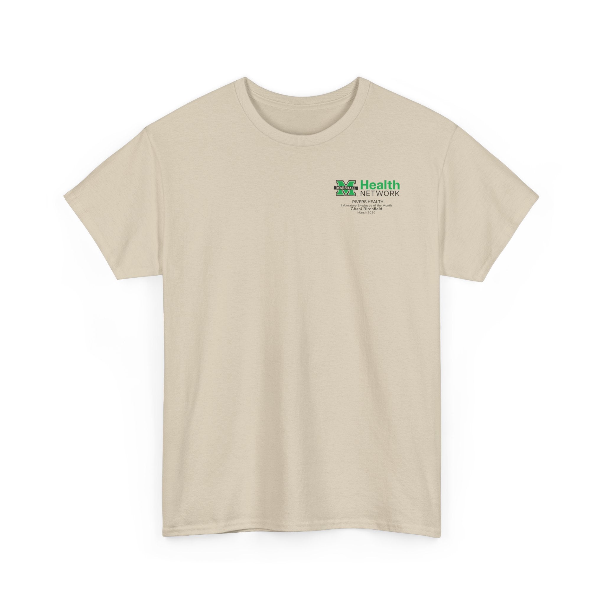 Marshall Health Network Rivers Health Laboratory Employee of the Month Classic Cotton T-Shirt