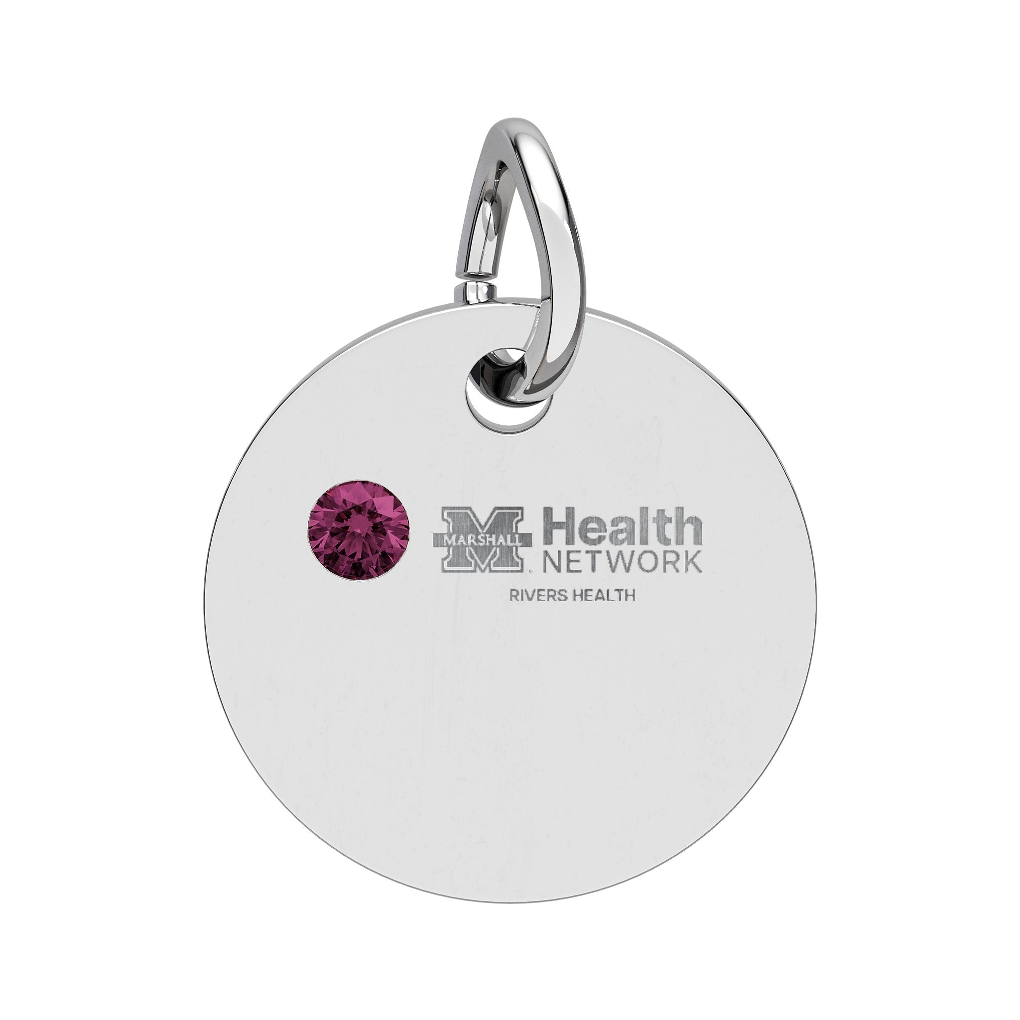 Marshall Health Network Rivers Health Laboratory Employee of the Month Birthstone Charm