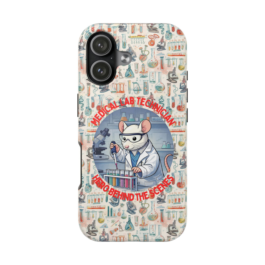 Medical Lab Technician Phone Case — "Lab Life" Cute Lab Mouse Design
