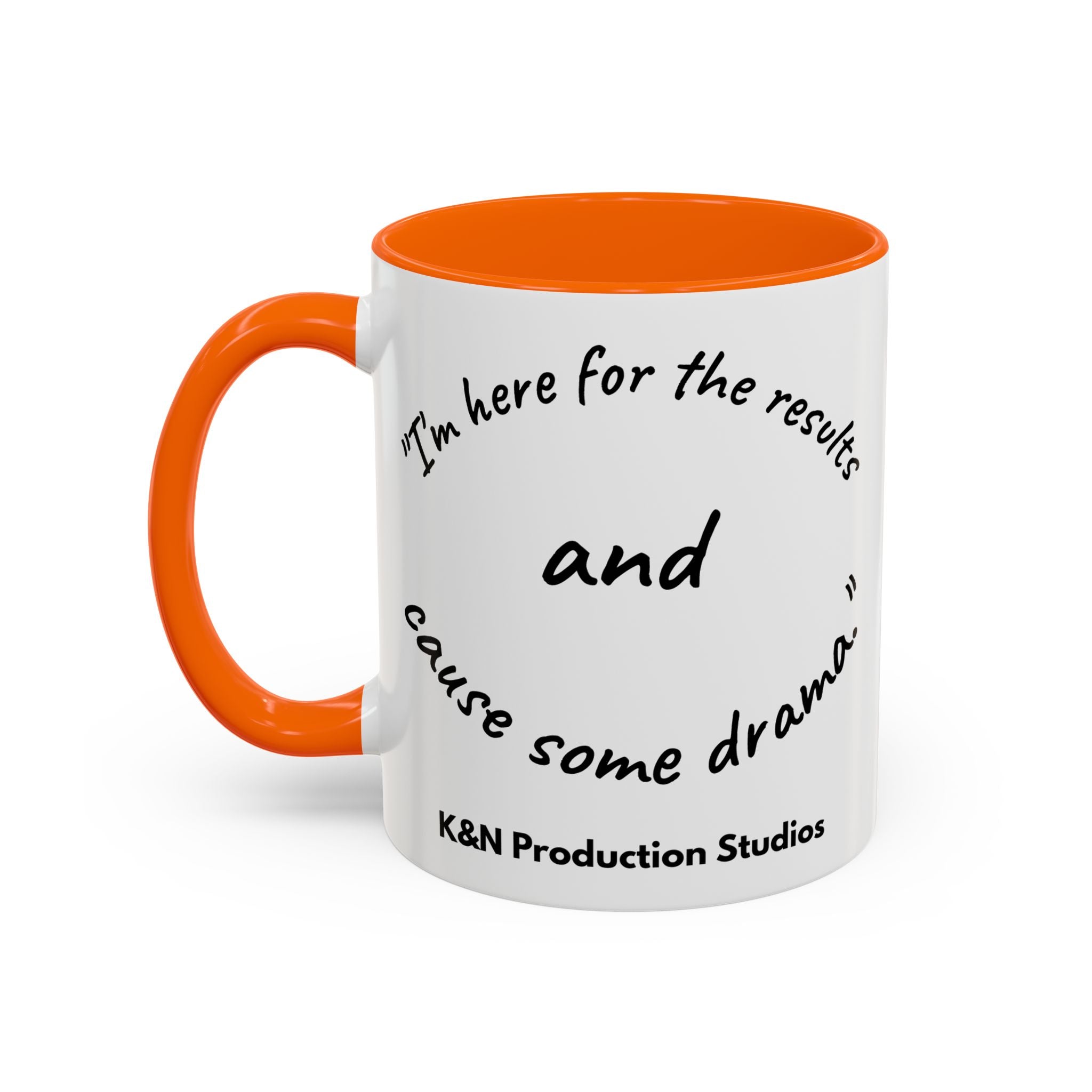 Toobey™ “Here for the Results and Drama” Mug – Customizable Lab Humor Cup by K&N Production Studios