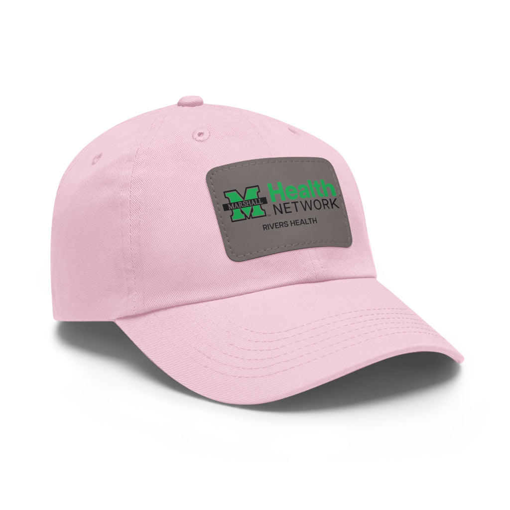 Marshall Health Network Rivers Health Laboratory Employee of the Month Dad Hat with Leather Patch
