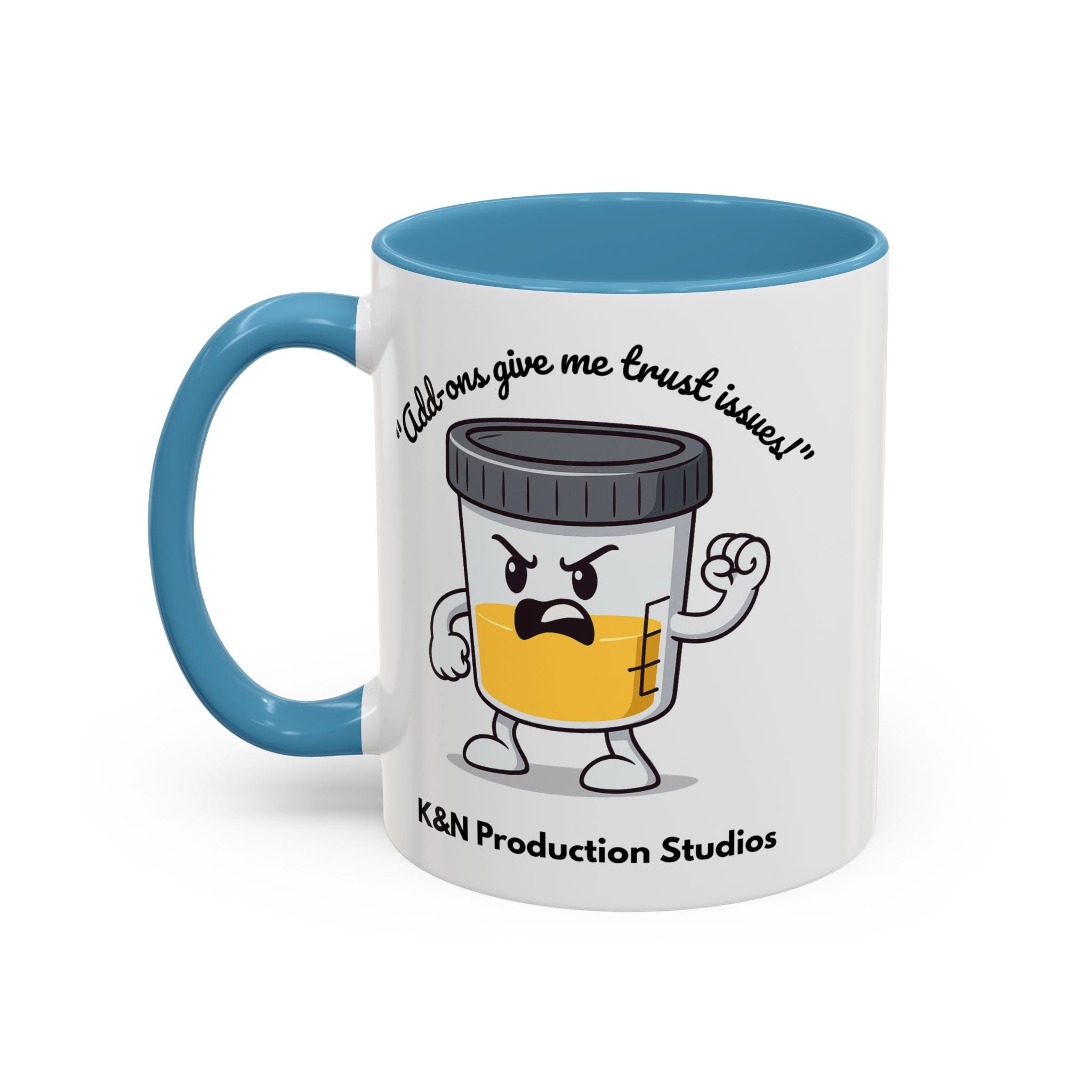 Max™ Double-Sided Specimen Cup Mug – “Add-Ons” Lab Humor by Lab Legends™