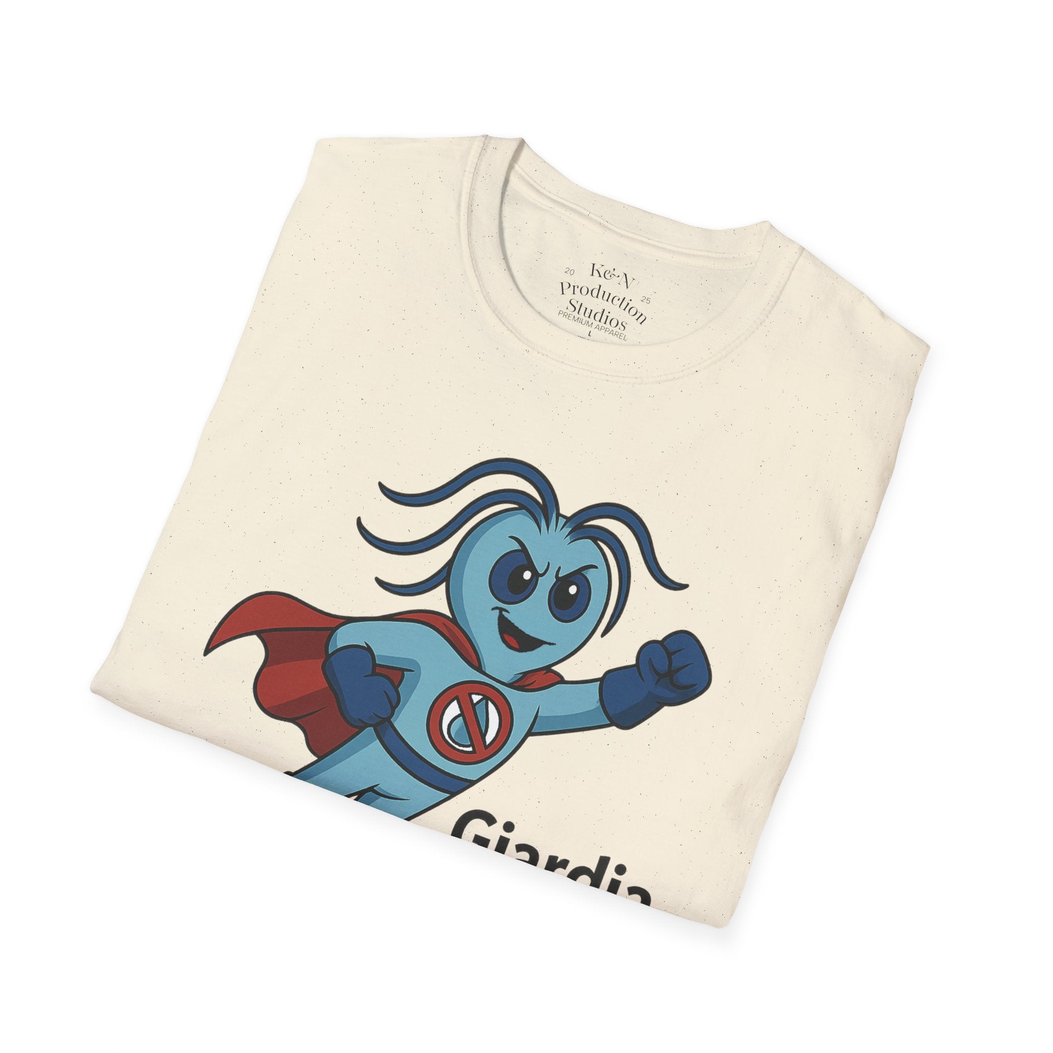 Giardia George™ Hero Tee – "Without the Lab, It’s Just a Guess"