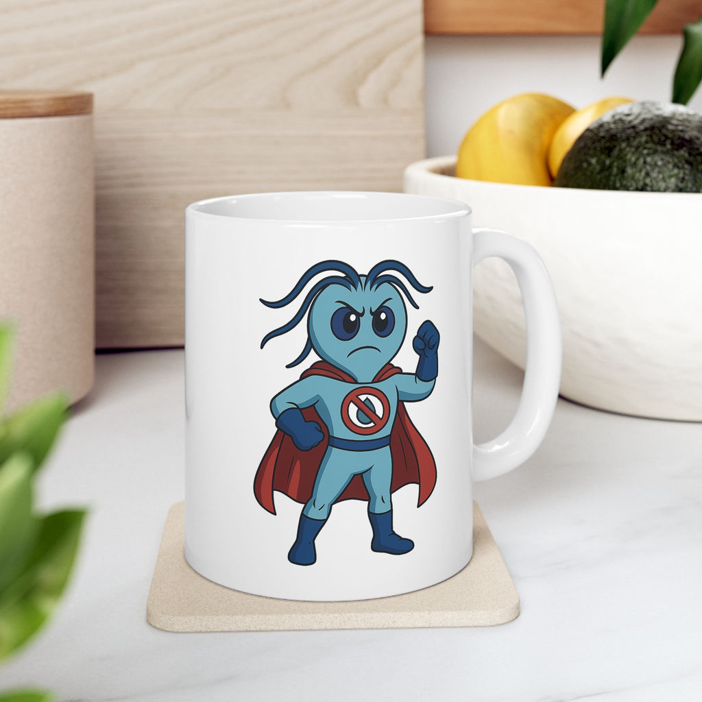 Giardia George™ – "Time to Flush Out the Foe" Mug