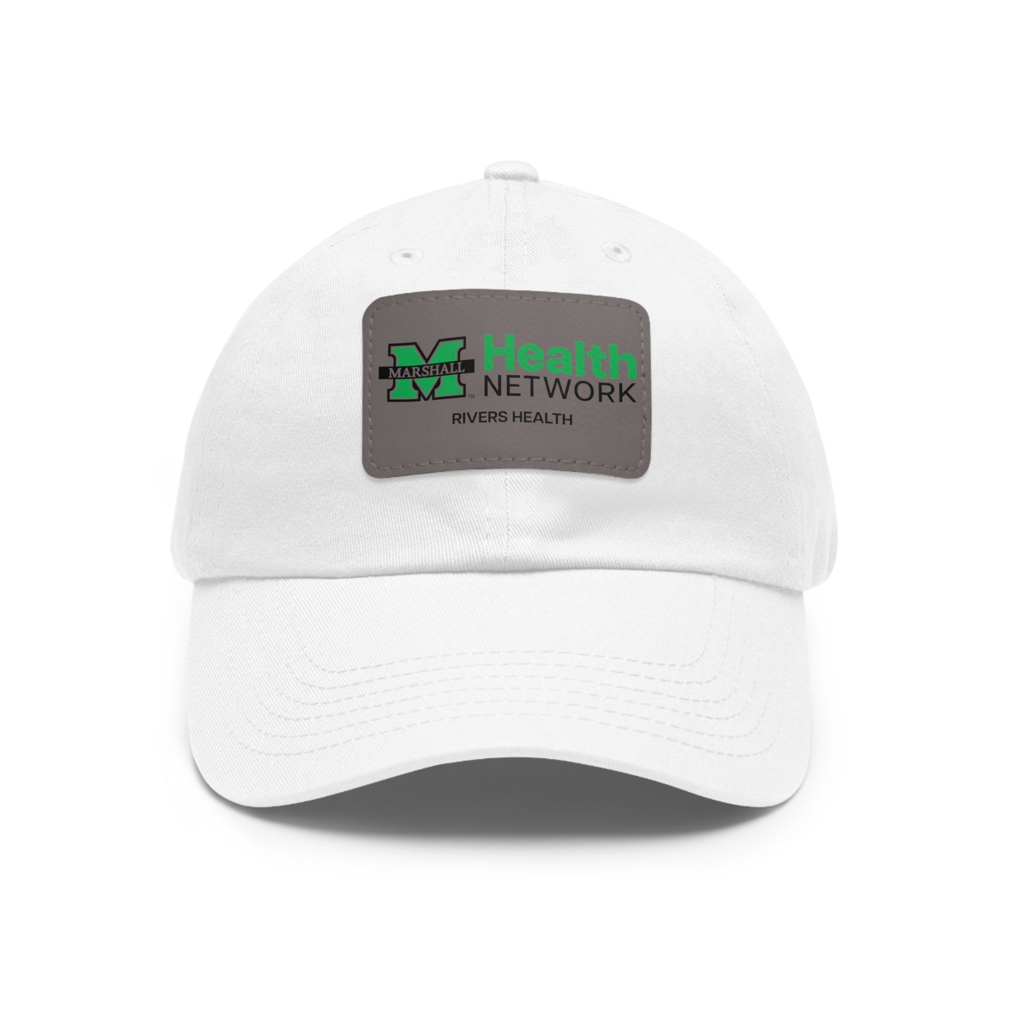 Marshall Health Network Rivers Health Laboratory Employee of the Month Dad Hat with Leather Patch
