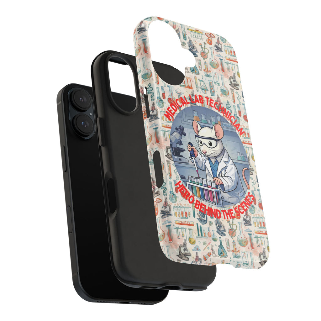 Medical Lab Technician Phone Case — "Lab Life" Cute Lab Mouse Design