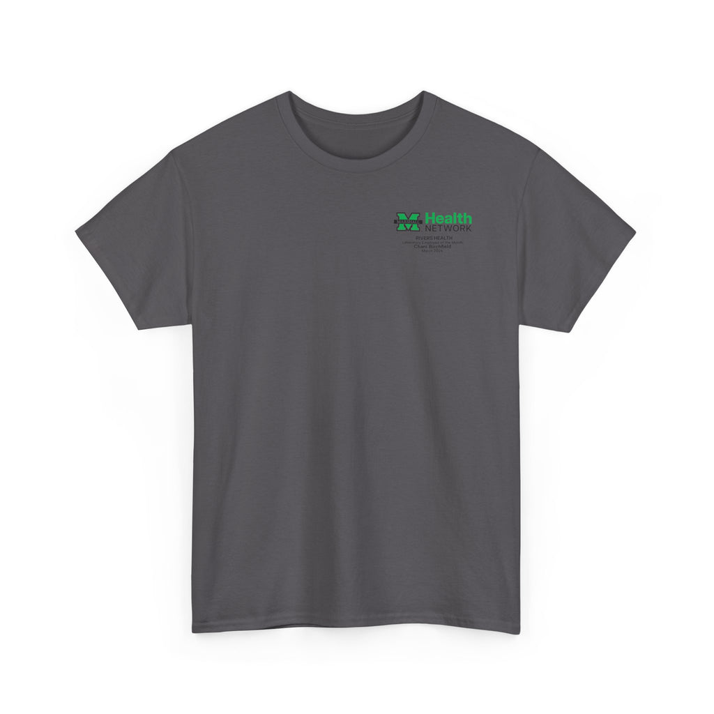 Marshall Health Network Rivers Health Laboratory Employee of the Month Classic Cotton T-Shirt
