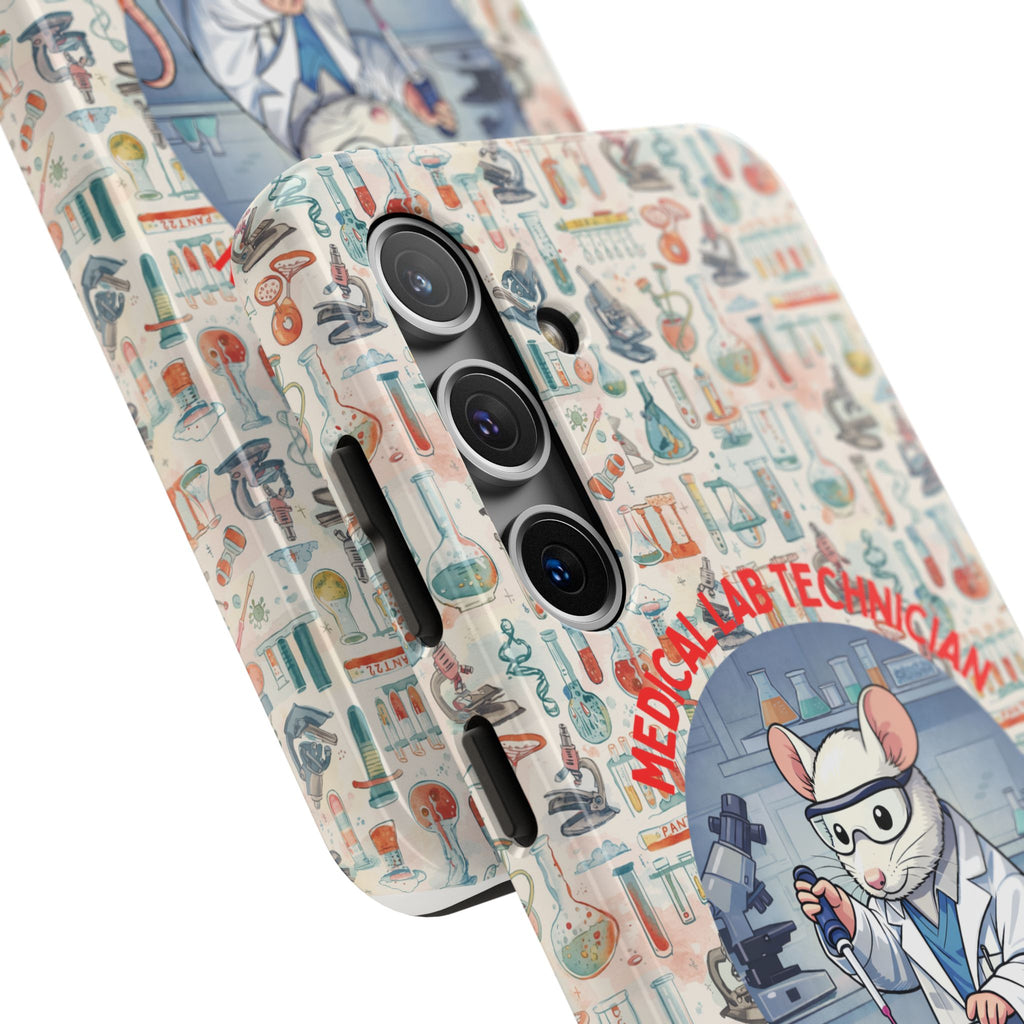 Medical Lab Technician Phone Case — "Lab Life" Cute Lab Mouse Design