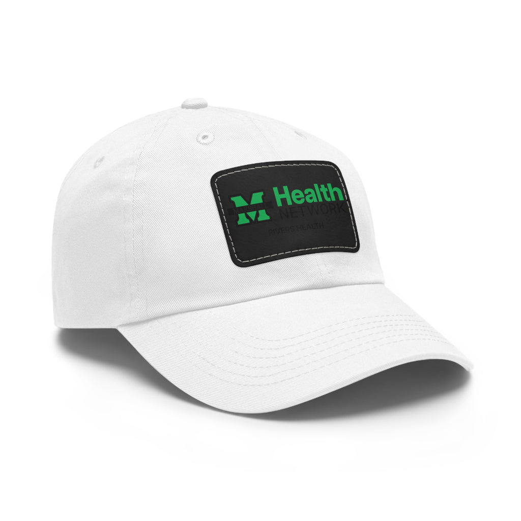 Marshall Health Network Rivers Health Laboratory Employee of the Month Dad Hat with Leather Patch