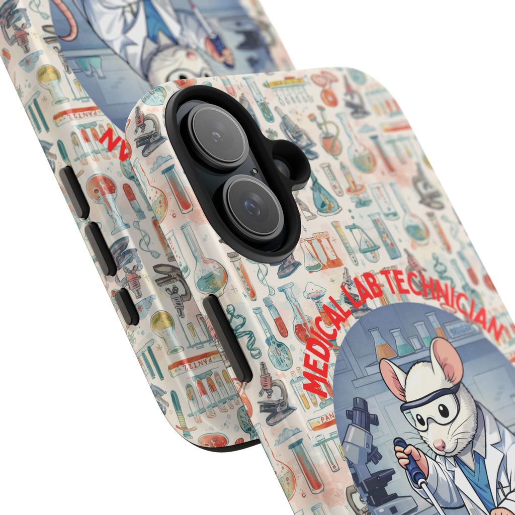 Medical Lab Technician Phone Case — "Lab Life" Cute Lab Mouse Design