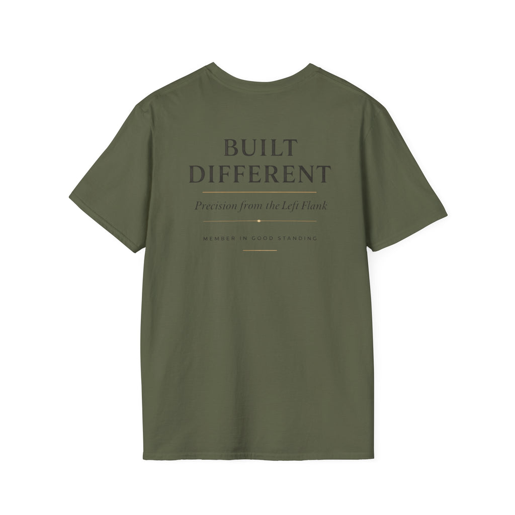 Southpaw Society “Built Different” T-Shirt — Left-Handed 10% Founding Edition Graphic Tee