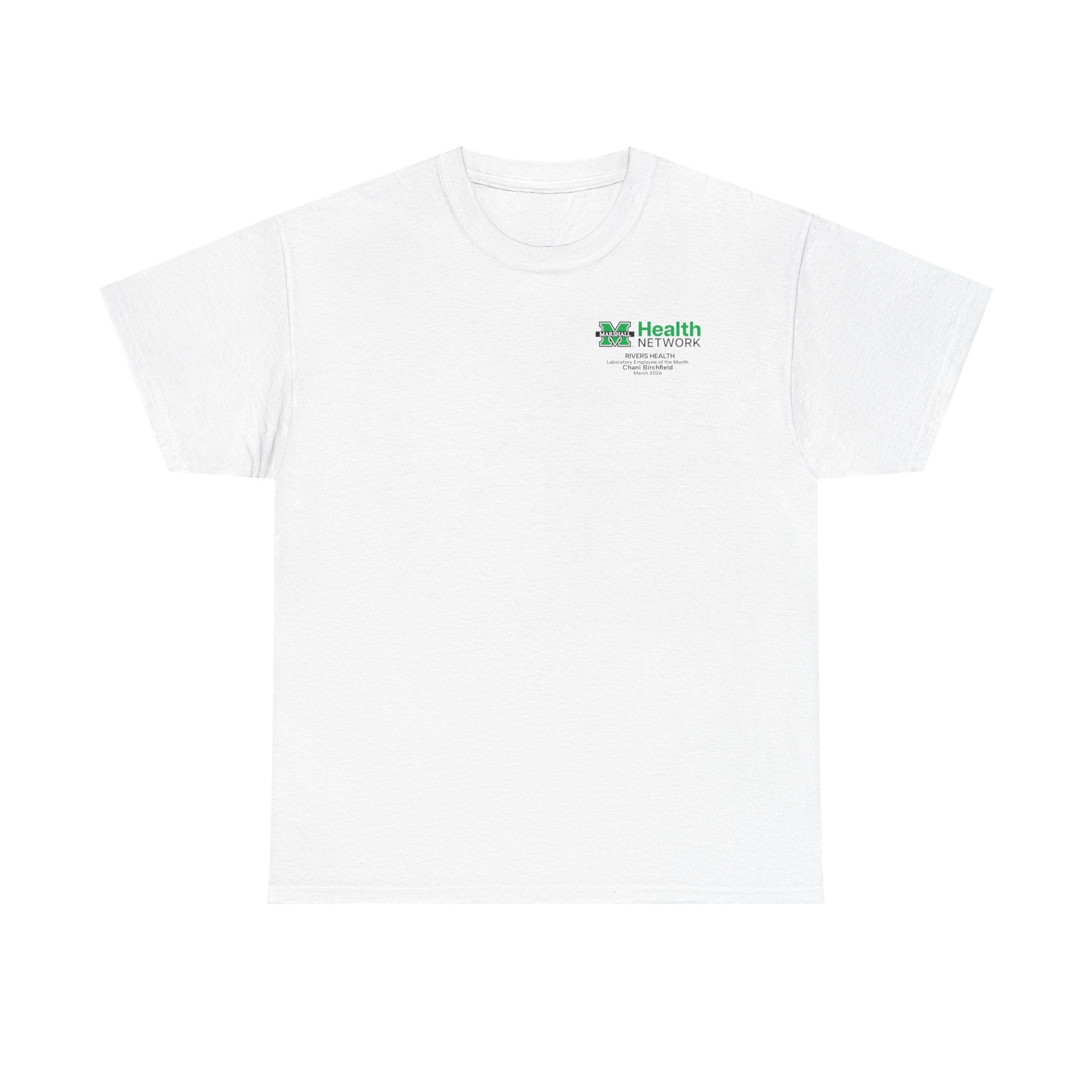 Marshall Health Network Rivers Health Laboratory Employee of the Month Classic Cotton T-Shirt