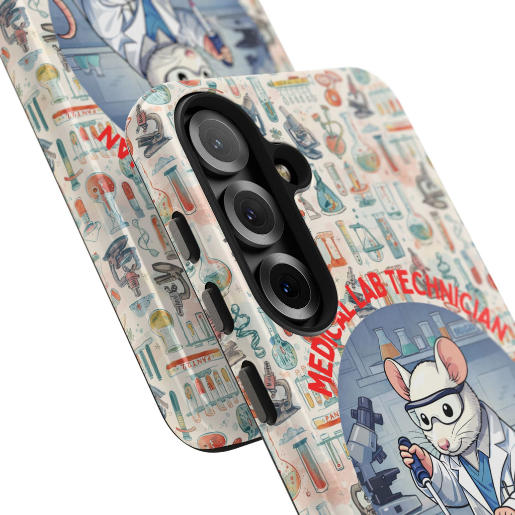 Medical Lab Technician Phone Case — "Lab Life" Cute Lab Mouse Design