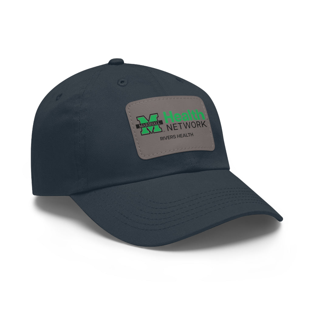Marshall Health Network Rivers Health Laboratory Employee of the Month Dad Hat with Leather Patch
