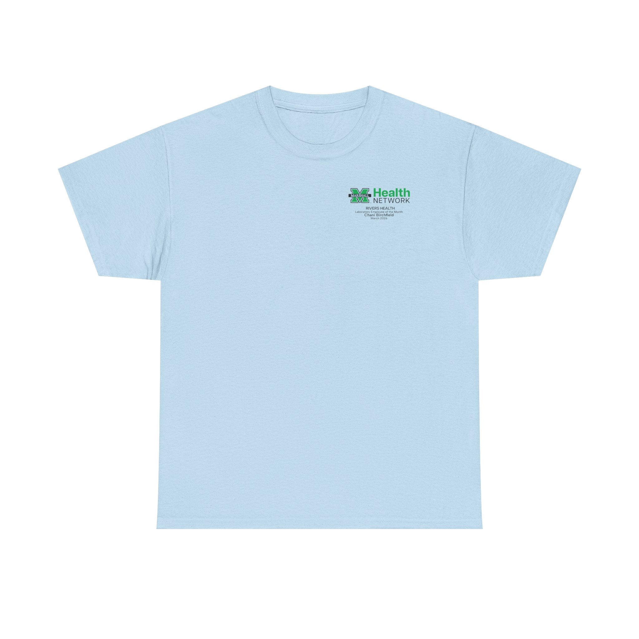 Marshall Health Network Rivers Health Laboratory Employee of the Month Classic Cotton T-Shirt