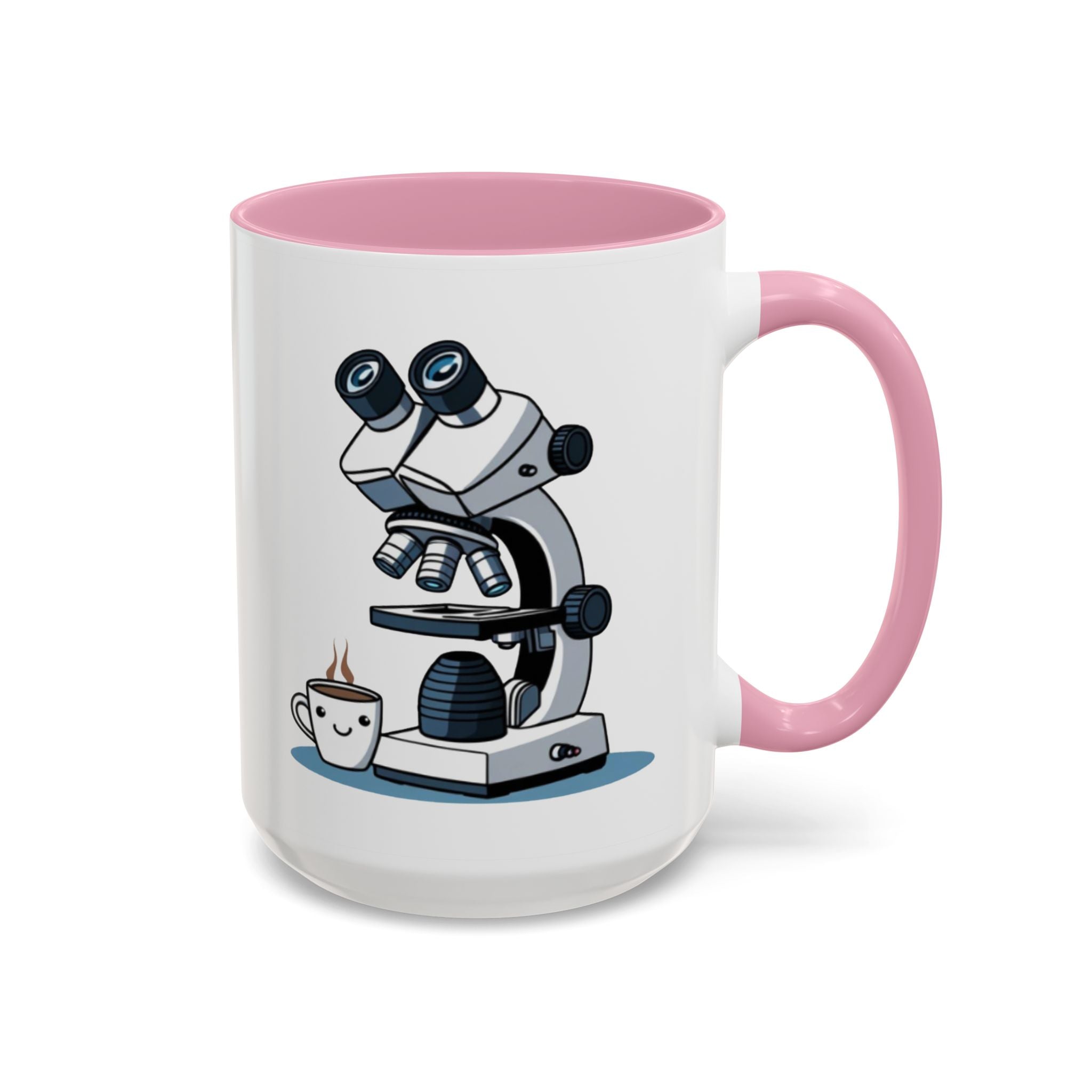Microscope Coffee Mug — Cute Scientist Lab Drinkware (11oz & 15oz)