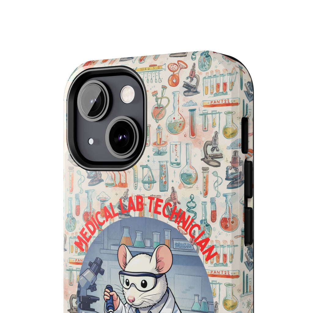 Medical Lab Technician Phone Case — "Lab Life" Cute Lab Mouse Design