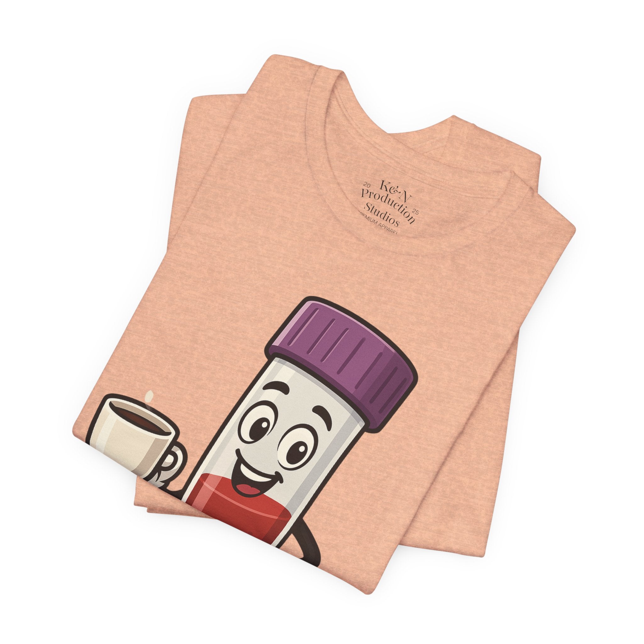 Lab Legends™ Toobey “Here for the Results and Cause Some Drama” Tee – Customizable Healthcare Humor Shirt