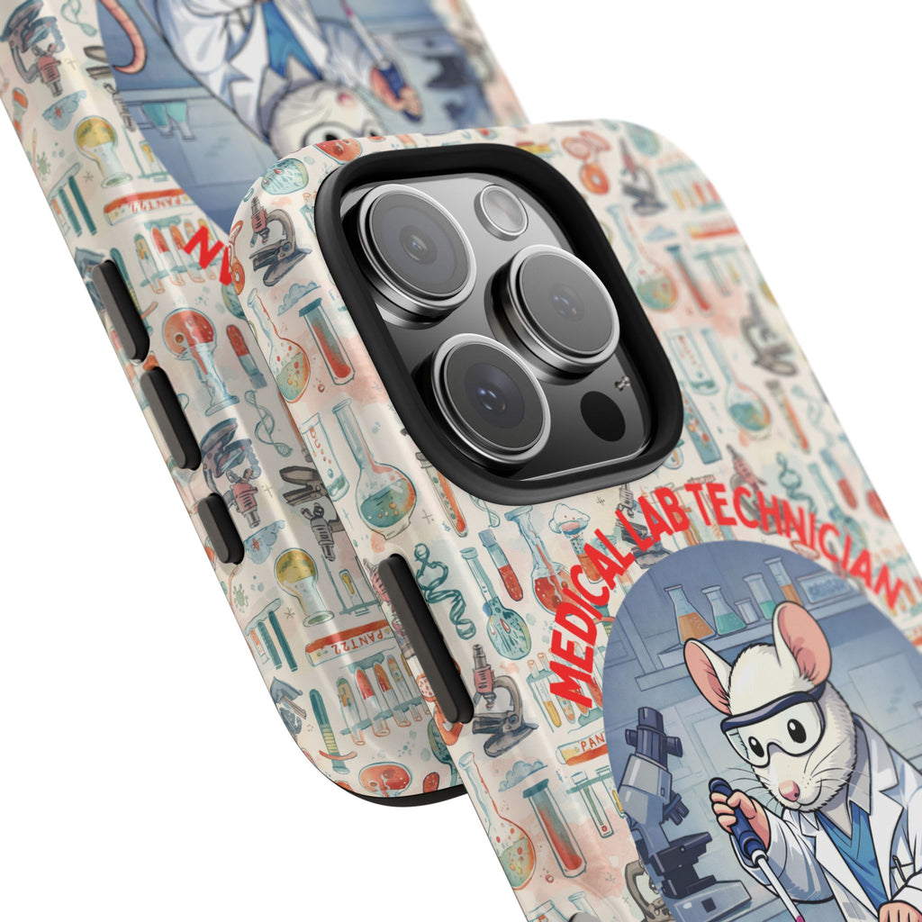 Medical Lab Technician Phone Case — "Lab Life" Cute Lab Mouse Design