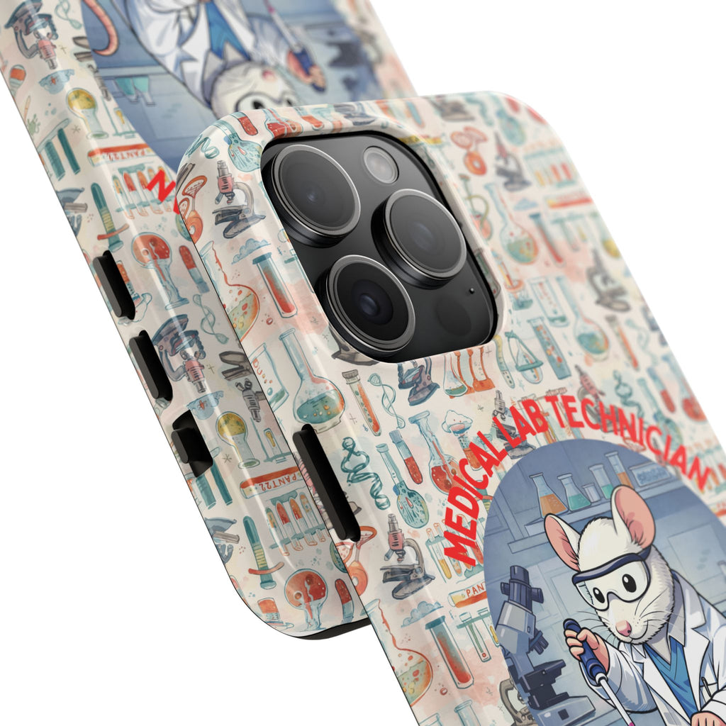 Medical Lab Technician Phone Case — "Lab Life" Cute Lab Mouse Design