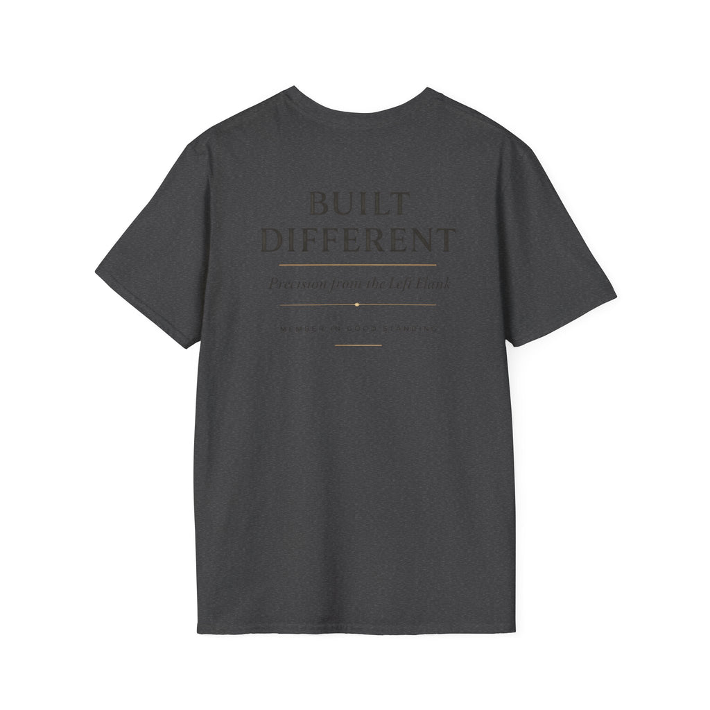 Southpaw Society “Built Different” T-Shirt — Left-Handed 10% Founding Edition Graphic Tee
