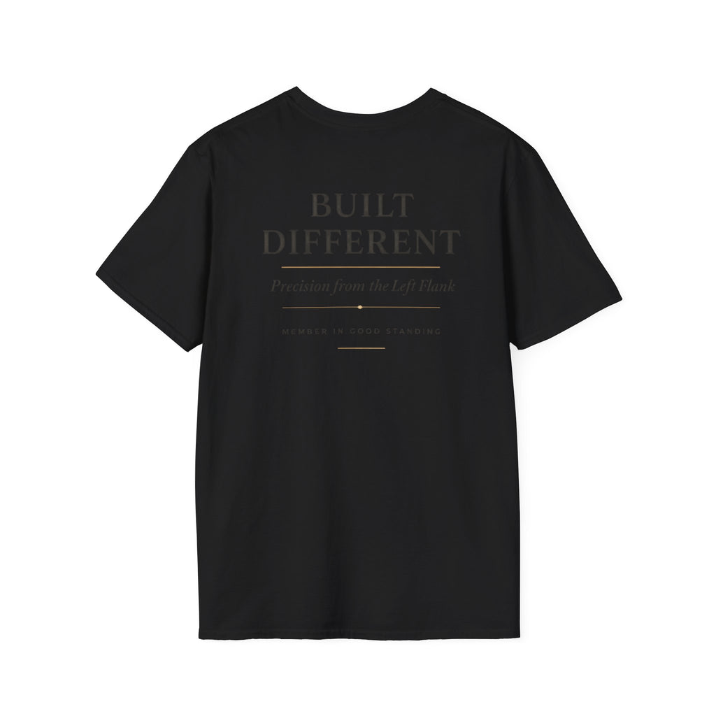 Southpaw Society “Built Different” T-Shirt — Left-Handed 10% Founding Edition Graphic Tee