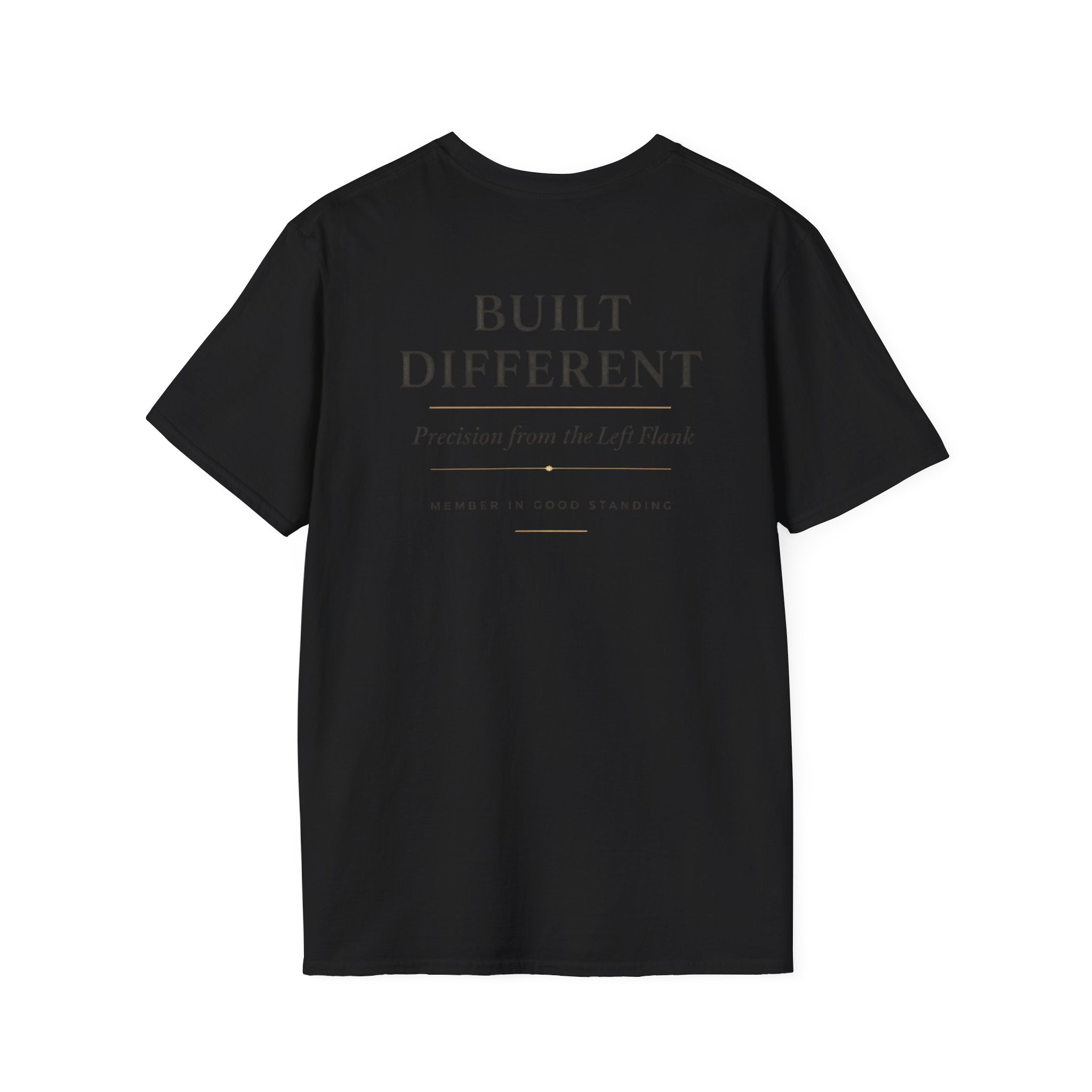 Southpaw Society “Built Different” T-Shirt — Left-Handed 10% Founding Edition Graphic Tee