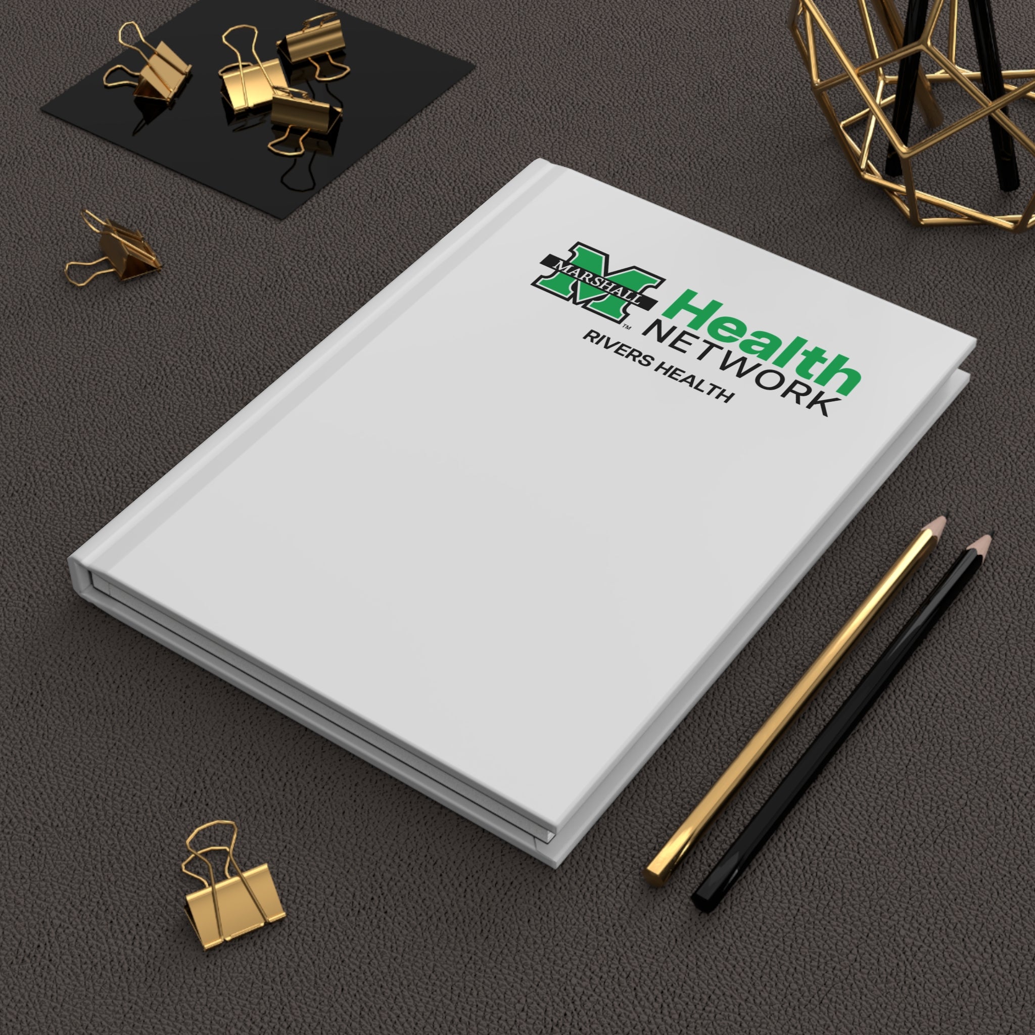Marshall Health Network Rivers Health Laboratory Employee of the Month Hardcover Journal