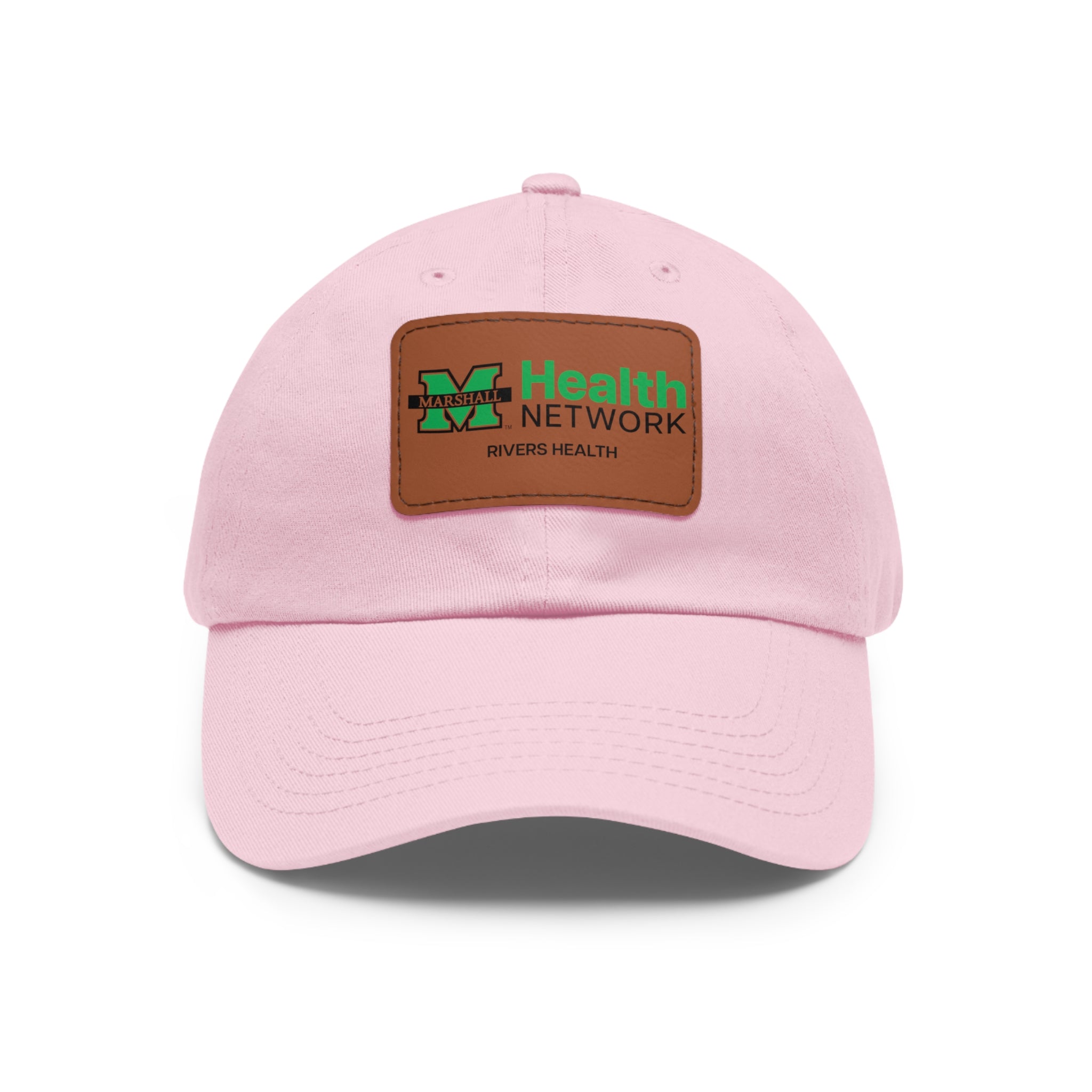 Marshall Health Network Rivers Health Laboratory Employee of the Month Dad Hat with Leather Patch