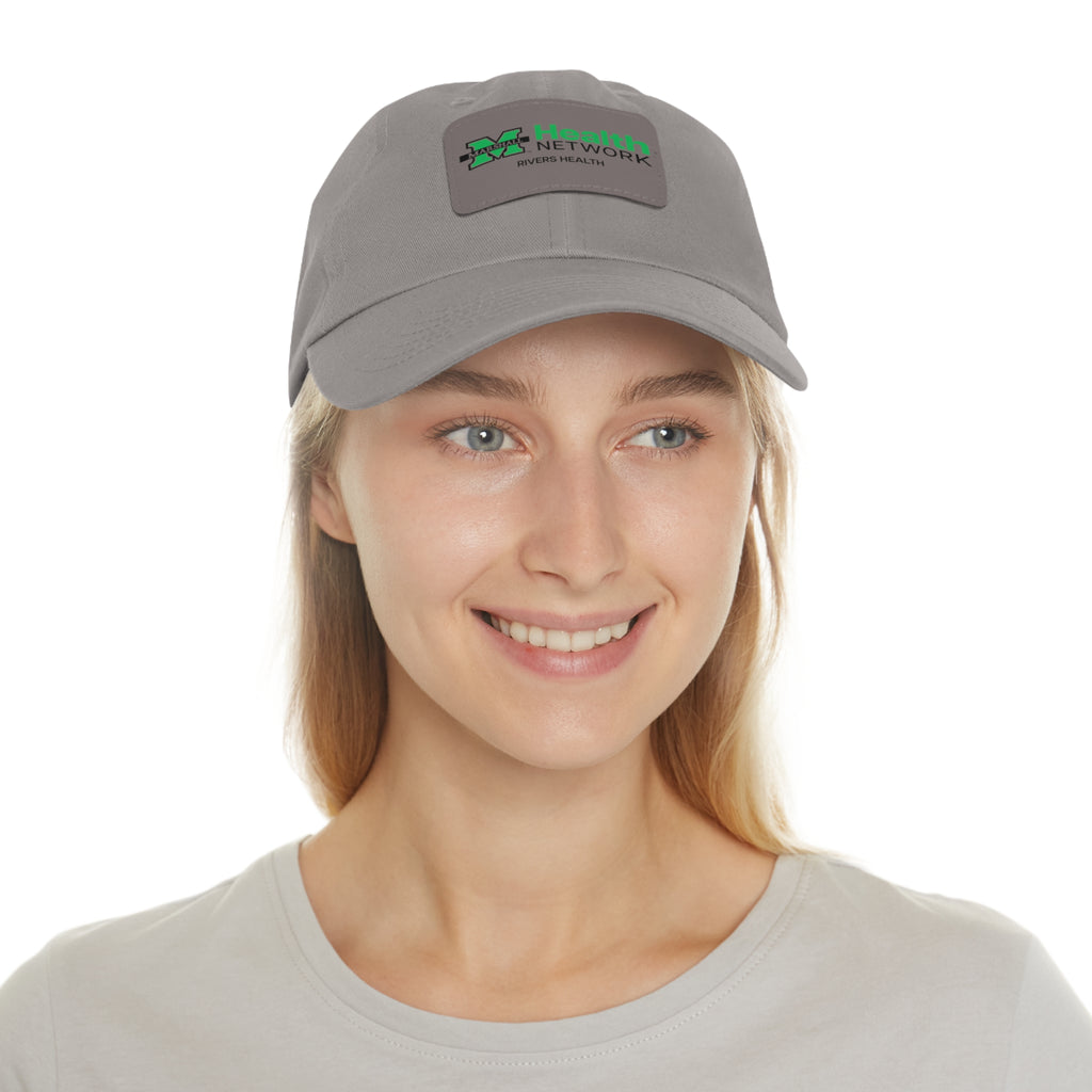 Marshall Health Network Rivers Health Laboratory Employee of the Month Dad Hat with Leather Patch
