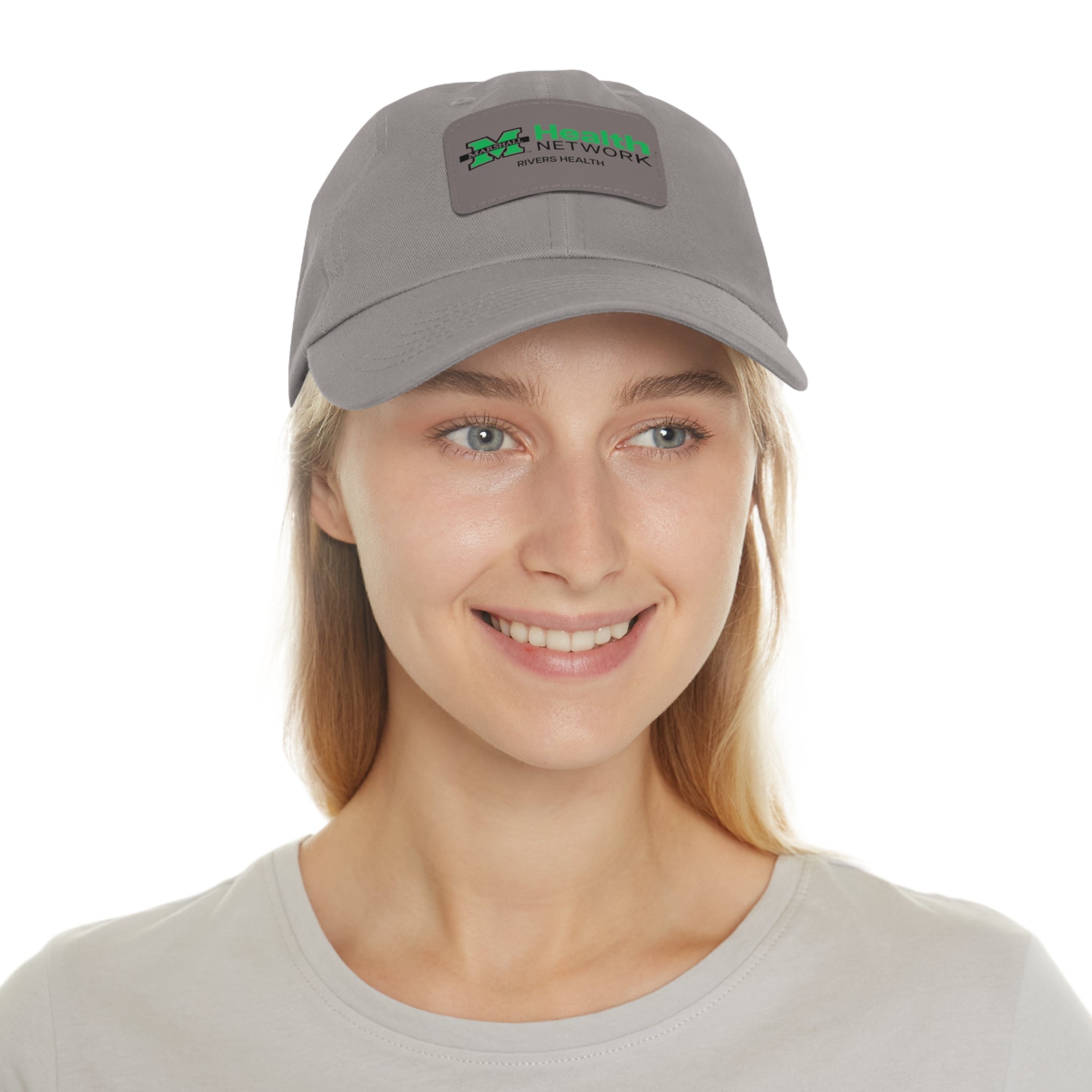 Marshall Health Network Rivers Health Laboratory Employee of the Month Dad Hat with Leather Patch
