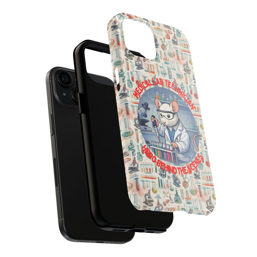 Medical Lab Technician Phone Case — "Lab Life" Cute Lab Mouse Design